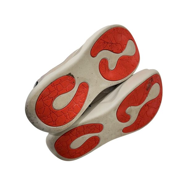 Uin Womens Artistic Sneakers Size 8 Cut-Out Design Comfort Fit Beige Multi-Color - Picture 9 of 16